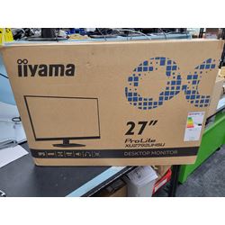 BOX OPENED iiyama ProLite monitor XU2792UHSU-B6 27", IPS, 4k, HDMI, DisplayPort, USB Hub, Dynamic Power Saving (DPS) thumbnail 1