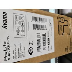 BOX OPENED iiyama ProLite monitor XU2792UHSU-B6 27", IPS, 4k, HDMI, DisplayPort, USB Hub, Dynamic Power Saving (DPS) thumbnail 6