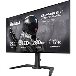 iiyama G-Master Titan Falcon gaming monitor GOB2701QSC-B1 27" with META3 OLED 4th generation panel, 2560x1440 res, 165Hz, 0.03ms, HDMI, Display Port, USB-C, USB Hub thumbnail 12