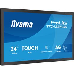 iiyama ProLite monitor TF2438MSC-B2 Semi-Outdoor 24", Optical bonded PCap, edge to edge glass, 10pt touch, Anti-glare, HDMI, DP, IPS, Scratch resistive, Anti-fingerprint coating thumbnail 3