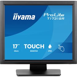 iiyama ProLite monitor T1731SR-B2S 17" Black, 5:4, Resistive single touch, HDMI, Display Port, IP54 rated thumbnail 0