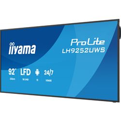 iiyama ProLite LH9252UWS-B1AG 92'' specialised 21:9 panoramic commercial signage, 24/7, 5K, VA, USB-C, landscape/portrait, OPS slot, Anti-Glare thumbnail 7