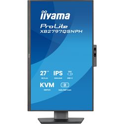 iiyama ProLite monitor XB2797QSNPH-B1 27" IPS, built-in Windows Hello camera and microphone, QHD resolution, KVM switch, Height Adjustable, 3-side borderless design thumbnail 26