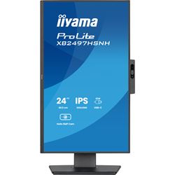 iiyama ProLite monitor XB2497HSNH-B1 24" IPS, Full HD, built-in 5MP Windows Hello camera and microphone, HDMI, Display Port, USB-C dock, Ergonomic Height Adjustable. thumbnail 2