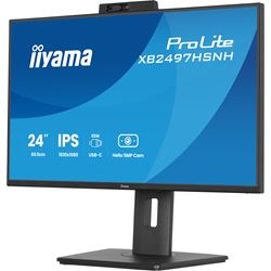 iiyama ProLite monitor XB2497HSNH-B1 24" IPS, Full HD, built-in 5MP Windows Hello camera and microphone, HDMI, Display Port, USB-C dock, Ergonomic Height Adjustable. thumbnail 6
