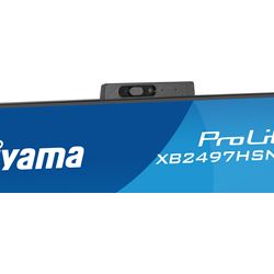iiyama ProLite monitor XB2497HSNH-B1 24" IPS, Full HD, built-in 5MP Windows Hello camera and microphone, HDMI, Display Port, USB-C dock, Ergonomic Height Adjustable. thumbnail 24