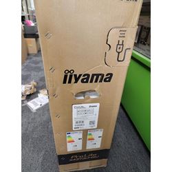 BOX OPENED: iiyama Prolite monitor X4373UHSU-B2 VA LED, USB-C, 4K, Picture-by/in-Picture, USB hub, flicker free, KVM Switch thumbnail 1