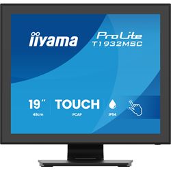 iiyama ProLite monitor T1932MSC-B2S 19", Projective Capacitive 10pt touch, IPS, Scratch resistant, Edge to edge glass, 5:4, HDMI, DisplayPort, Water and dust protection thumbnail 0