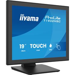 iiyama ProLite monitor T1932MSC-B2S 19", Projective Capacitive 10pt touch, IPS, Scratch resistant, Edge to edge glass, 5:4, HDMI, DisplayPort, Water and dust protection thumbnail 2