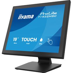 iiyama ProLite monitor T1932MSC-B2S 19", Projective Capacitive 10pt touch, IPS, Scratch resistant, Edge to edge glass, 5:4, HDMI, DisplayPort, Water and dust protection thumbnail 4