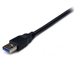 StarTech USB3SEXT6BK  (6 feet) Black SuperSpeed USB 3.0 Extension Cable A to A - M/F thumbnail 2