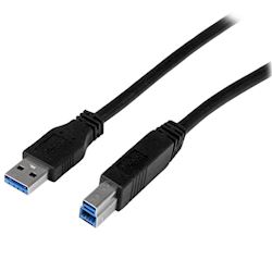 StarTech USB3CAB2M 2m Certified SuperSpeed USB 3.0 A to B Cable - M/M