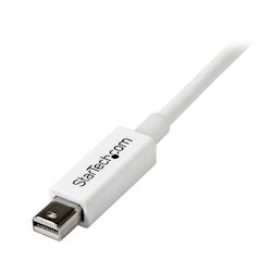 StarTech TBOLTMM3MW StarTech.com White Thunderbolt Cable - M/M (3m)  thumbnail 1