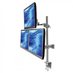 Ergomounts EMUV435DC UltraView 435 Triple Monitor Arm Desk Mount