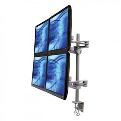 Ergomounts EMUV440DC UltraView 440 Quad Monitor Arm Desk Mount Clamp