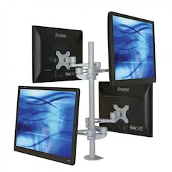 Ergomounts EMUV440TD UltraView 400 Quad Monitor Through Desk Arm  thumbnail 2