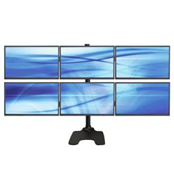 Ergomounts EMTX-3x2-FS Titan series Six Monitor Desk Mount, free standing thumbnail 1