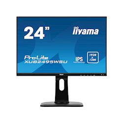 iiyama Prolite monitor XUB2495WSU-B3 24" IPS, 1920 x 1200, Black, DP, HDMI, USB Hub, 100% sRGB, Height Adjustable thumbnail 0