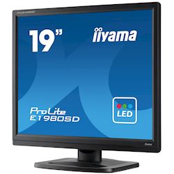 iiyama ProLite monitor E1980D-B1 19" 5:4 Black, VGA, DVI, 1280 x 1024 resolution thumbnail 1