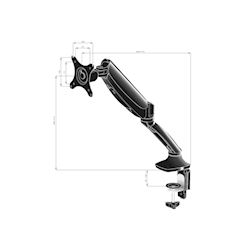 iiyama DS3001C-B1 Gas Spring Mounting Arm   thumbnail 1