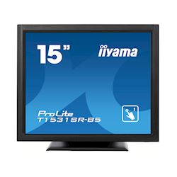 iiyama ProLite monitor T1531SR-B5 15" Black, 5:4 Resistive single touch, HDMI, Display Port thumbnail 0
