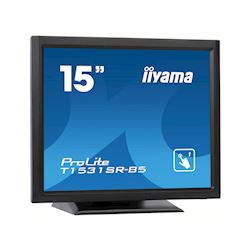 iiyama ProLite monitor T1531SR-B5 15" Black, 5:4 Resistive single touch, HDMI, Display Port thumbnail 1