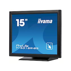 iiyama ProLite monitor T1531SR-B5 15" Black, 5:4 Resistive single touch, HDMI, Display Port thumbnail 2