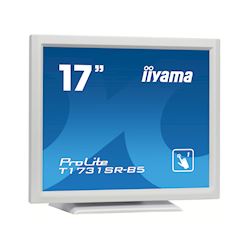 iiyama ProLite monitor T1731SR-W5 17" White, 5:4, Resistive single touch, HDMI, Display Port thumbnail 1